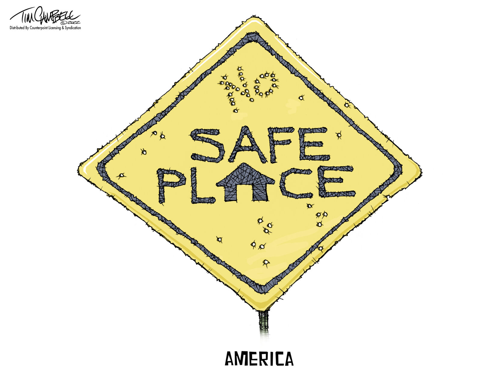 Tim Campbell editorial cartoon